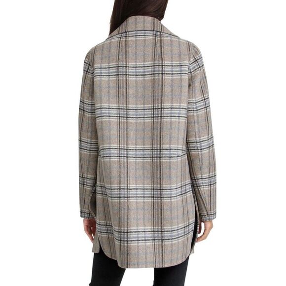 Belle & Bloom Ex-Boyfriend Wool Blend Oversized Jacket Plaid Size S $238.00 - Picture 4 of 13